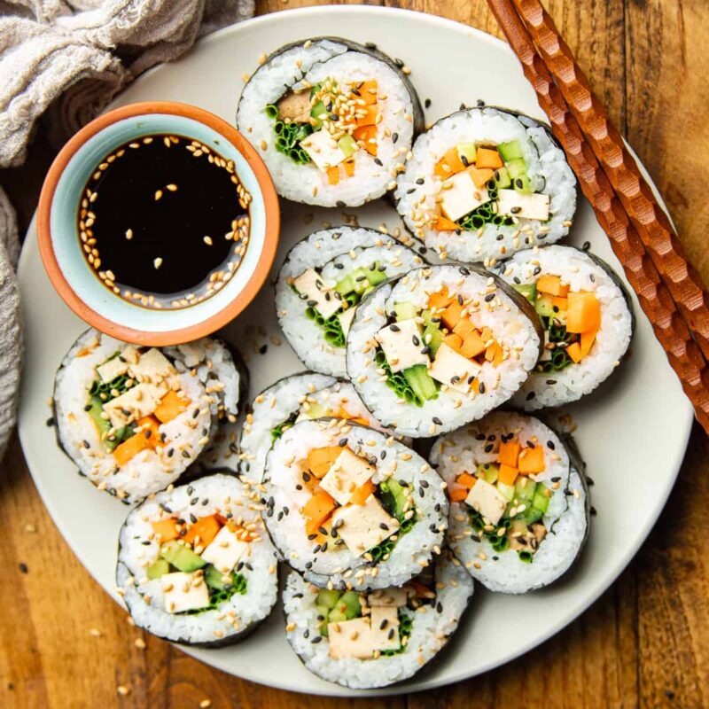 vegan sushi recipes with tofu